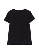 T-shirt per bambina Moschino Kids nera con stampa ciliegie - Rubino Kids