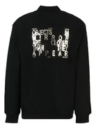 T-shirt per bambina MSGM Kids nero con collo alto - Rubino Kids