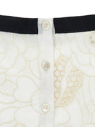 T-shirt per bambina Philosophy di Lorenzo Serafini Kids bianca con scollo quadrato - Rubino Kids