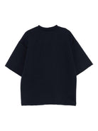 T-shirt per bambina PINKO KIDS blu con logo sul davanti - Rubino Kids