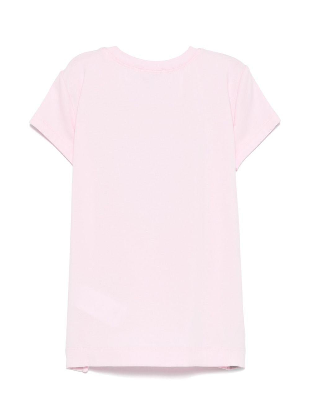 T-shirt per bambina rosa con stampa MONNALISA x Disney - Rubino Kids