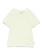 T-shirt per bambina Scotch & Soda Kids verde a righe - Rubino Kids