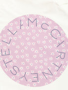 T-shirt per bambina Stella McCartney Kids bianco a maniche corte - Rubino Kids