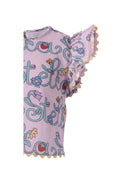 T-shirt per bambina Stella McCartney Kids rosa con ruches - Rubino Kids