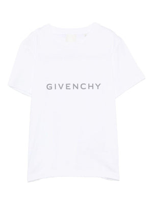 Givenchy Kids white T-shirt with logo on the front