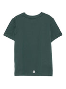 T-shirt per bambini Givenchy Kids verde con logo - Rubino Kids
