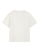 T-shirt per bambini Kenzo Kids bianco con stampa Tiger Head - Rubino Kids