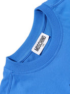 T-shirt per bambini Moschino Kids blu con stampa grafica orsetti - Rubino Kids