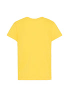 T-shirt per bambini Moschino Kids gialla con dettaglio Teddy Bear - Rubino Kids