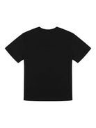 T-shirt per bambini Moschino Kids nera con logo Teddy Bear - Rubino Kids