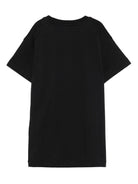T-shirt per bambini Moschino Kids nera con stampa orsetto - Rubino Kids