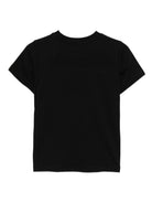 T-shirt per bambini Moschino Kids nero con stampa grafica - Rubino Kids