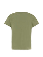 T-shirt per bambini Moschino Kids verde con stampa Teddy Bear - Rubino Kids