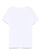 T-shirt per bambini Stella McCartney Kids bianco a fiori - Rubino Kids
