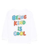 T-shirt per bambini Stella McCartney Kids bianco con stampa grafica - Rubino Kids