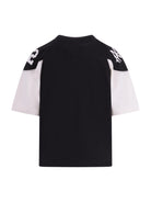 T-shirt per bambino Amiri Kids nero con logo sul davanti - Rubino Kids