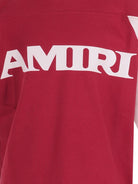 T-shirt per bambino Amiri Kids rossa con logo sul davanti - Rubino Kids