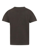T-shirt per bambino Balmain Kids grigio scuro con logo ricamato sul petto - Rubino Kids