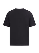 T-shirt per bambino Balmain Kids nera con logo sul davanti - Rubino Kids