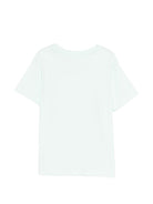 T-shirt per bambino Billieblush azzurro con dettaglio grafico sul petto - Rubino Kids