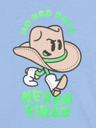 T-shirt per bambino Billieblush azzurro con stampa grafica - Rubino Kids