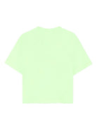T-shirt per bambino Billieblush verde con stampa grafica - Rubino Kids