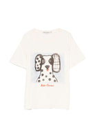 T-shirt per bambino Bobo Choses bianco con stampa grafica Van Dog - Rubino Kids