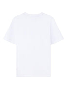 T-shirt per bambino Boss Kids bianco con stampa grafica - Rubino Kids