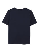 T-shirt per bambino Boss Kids blu con stampa grafica - Rubino Kids