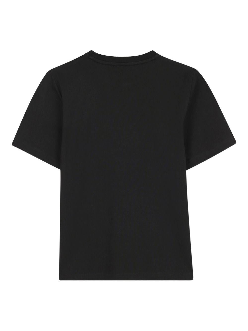 T-shirt per bambino Boss Kids nera con design con logo a contrasto - Rubino Kids