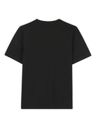 T-shirt per bambino BOSS Kids nera con design logo - Rubino Kids
