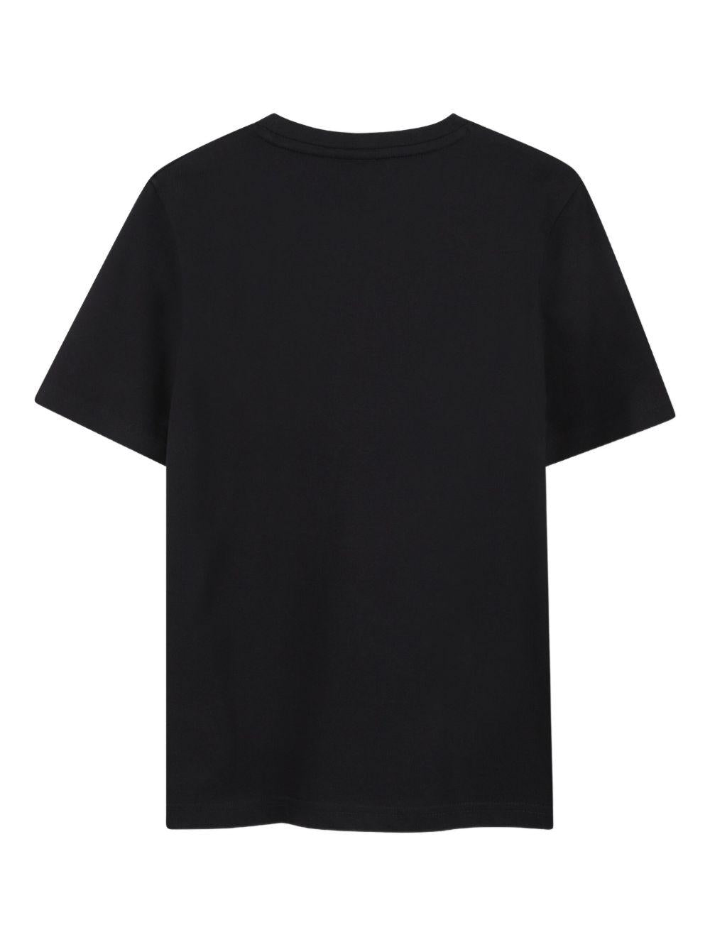 T-shirt per bambino BOSS Kids nera con stampa del logo - Rubino Kids