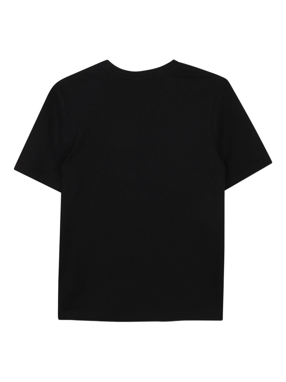 T-shirt per bambino Boss Kids nero con stampa grafica - Rubino Kids