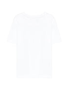 T-shirt per bambino Boss Kidswear bianco con logo sul davanti - Rubino Kids
