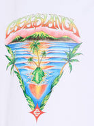 T-shirt per bambino Casablanca Kids bianca con stampa logo - Rubino Kids