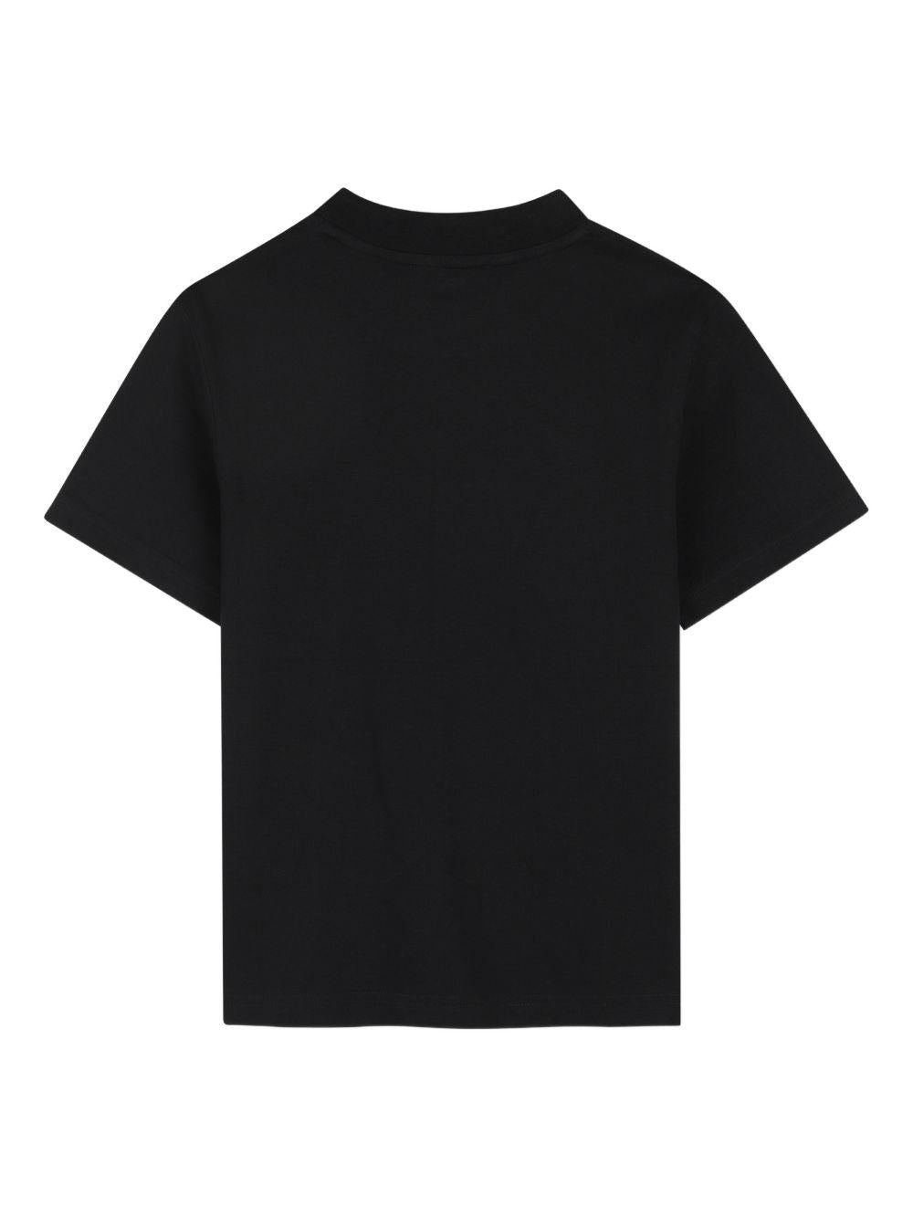 T-shirt per bambino Dkny Kids nera con stampa grafica - Rubino Kids