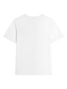 T-shirt per bambino Dolce & Gabbana Kids bianca con applicazione logo - Rubino Kids