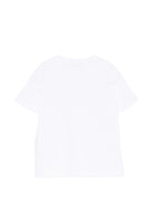 T-shirt per bambino DONDUP Kids bianca con logo sul davanti - Rubino Kids