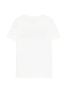 T-shirt per bambino Emporio Armani Kids bianca con logo ricamato - Rubino Kids