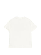 T-shirt per bambino Etro Kids bianca con dettaglio logo sul davanti - Rubino Kids