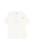 T-shirt per bambino Etro Kids bianca con logo ricamato - Rubino Kids