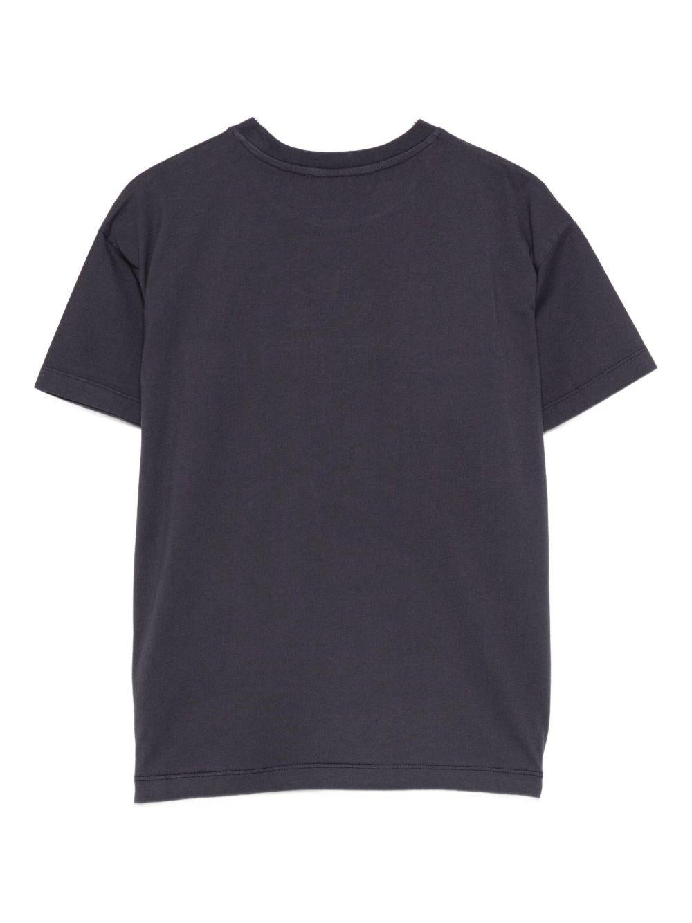 T-shirt per bambino ETRO KIDS blu con logo sul davanti - Rubino Kids
