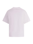 T-shirt per bambino Fendi Kids bianca con stampa Cavalli Fendi sul davanti - Rubino Kids