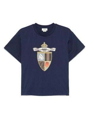 Fendi Kids blue printed T-shirt for boys
