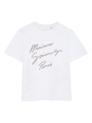Givenchy Kids white T-shirt with logo print