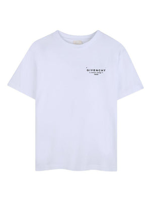 Givenchy Kids white T-shirt with logo print on the front