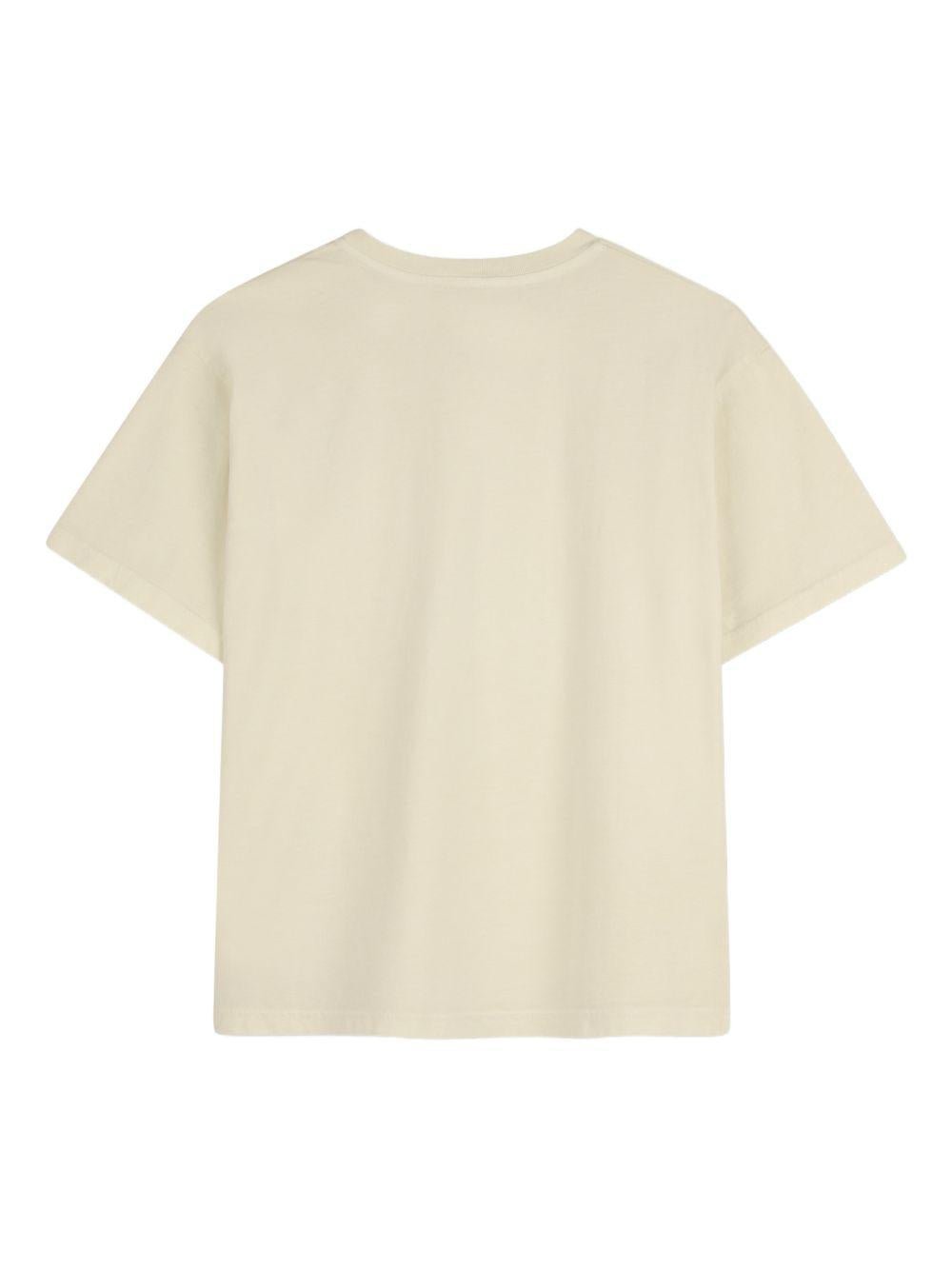 T-shirt per bambino Givenchy Kids color crema con taschino - Rubino Kids