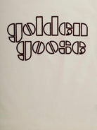 T-shirt per bambino Golden Goose Kids beige con logo - Rubino Kids