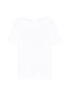 T-shirt per bambino Hugo Kids bianca con logo sul davanti - Rubino Kids