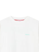 T-shirt per bambino Hugo Kids bianca con stampa grafica sul retro - Rubino Kids